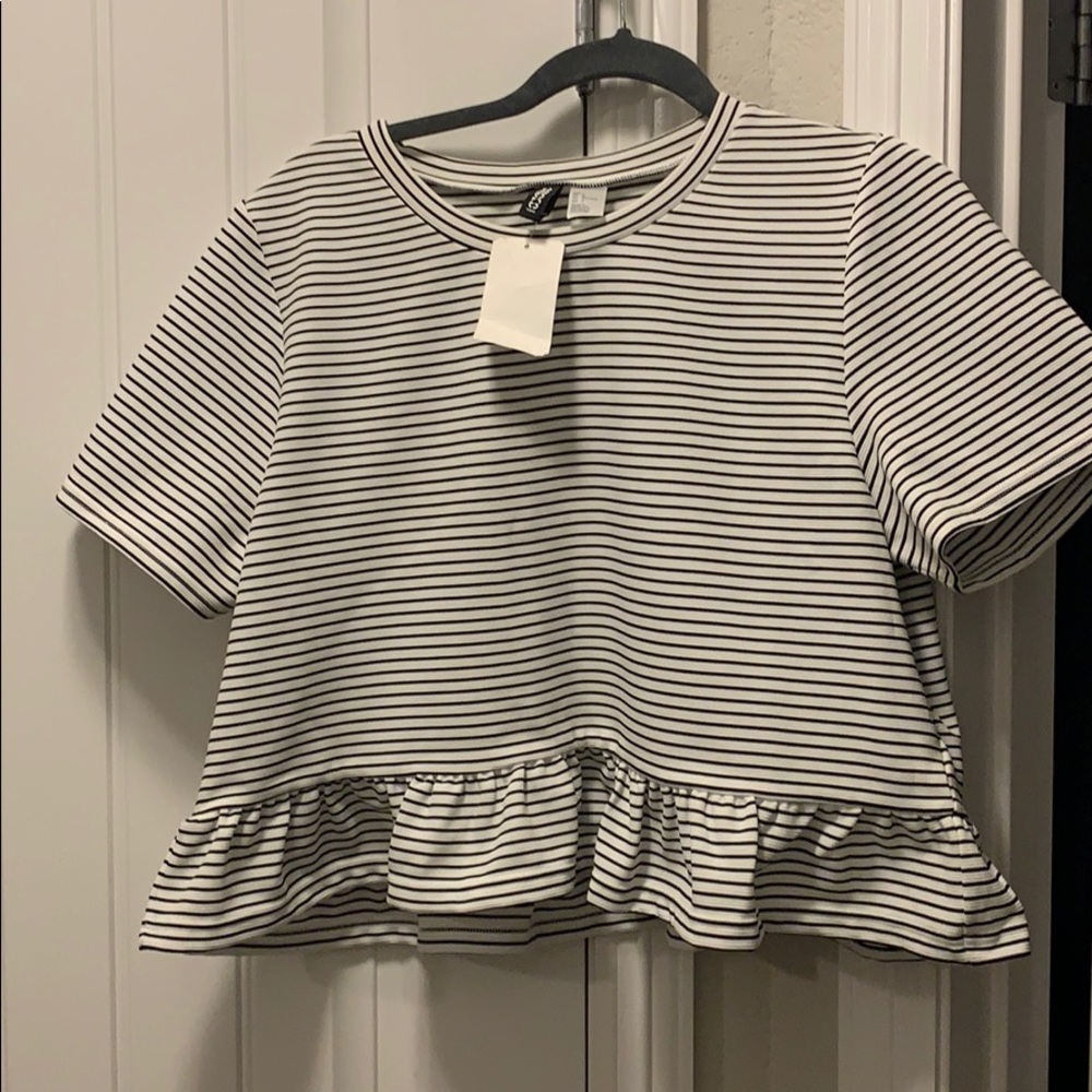 Striped Crop Top